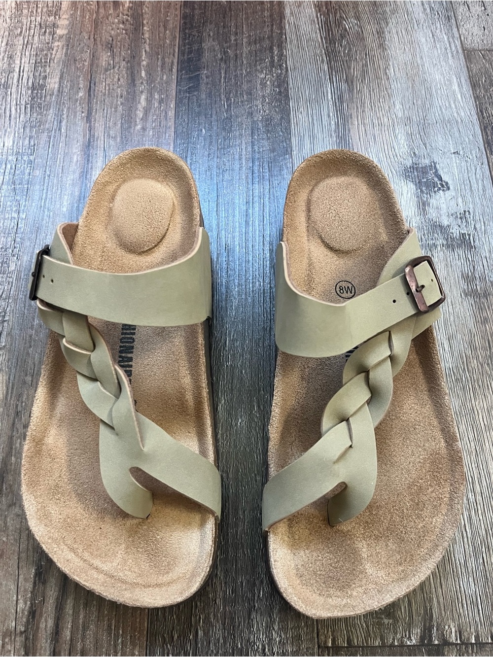 CUSHIONAIRE Women's Libby Cork footbed Sandal